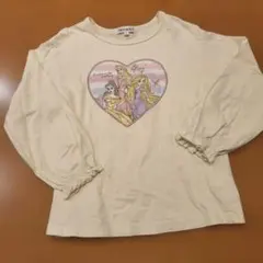 プリンセス イラスト入り 長袖カットソー　120