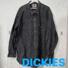 Dickies ダークデニム 長袖シャツ 3xl ディッキーズ