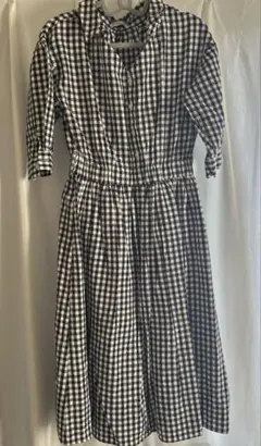 earth music & ecology ギンガムチェック ワンピース