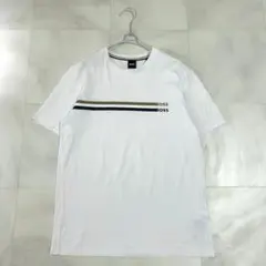 COACH Tシャツ コーチ 袖ライン 馬車 刺繍 ホワイト 即完売 L 美品 