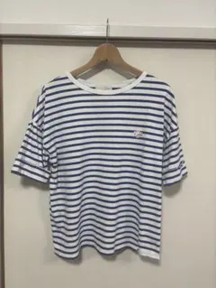 LOGOS 半袖 ボーダー Tシャツ