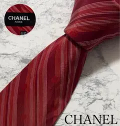 CHANEL ネクタイ ココマーク ストライプのサムネイル