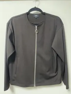 BEAMS HEART ノーカラージャケット S ブラウン