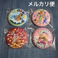 ディズニー　刺繍缶バッジ　ズートピア　バンビ　シュガーラッシュ　スタンドバイミー