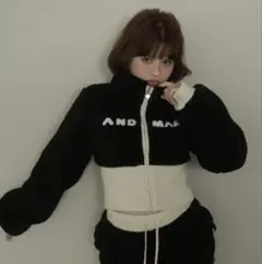 andmary Jeniffer knit hoodie set iv - メルカリ