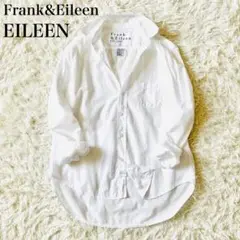 【美品✨】フランクアンドアイリーン　EILEEN　スキッパーシャツ　ホワイト