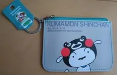 クレヨンしんちゃん　シロ　くまモン　パスケース
