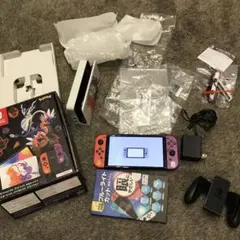 箱付き Switch 有機ELモデル スカーレット・バイオレットエディション