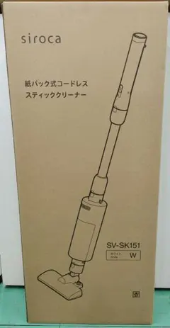 未開封品　siroca コードレスクリーナー らくらクリーナー SV-SK151のサムネイル