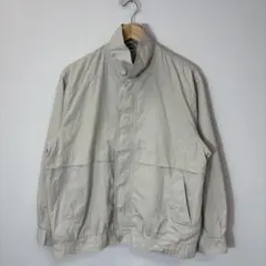 90s ナイロンジャケット スイングトップ ベージュ 短丈