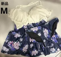 【新品未使用】Avail 花柄セパレート水着 フリルビキニ 3点セット M 9号のサムネイル