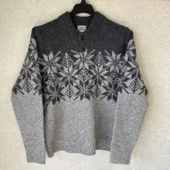 L.L.Bean 雪の結晶模様 セーター XL
