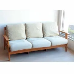 アーバンリサーチドアーズ BOTHY ソファ キャンバス生地 オーク材フレーム