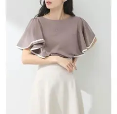 ★earth music & ecology　フレアスリーブ カットソー★