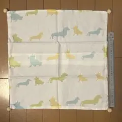 犬柄 プリント生地 コットンクッションカバー