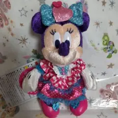 ディズニーミニーファンダフルランド ミニーぬいぐるみバッジ