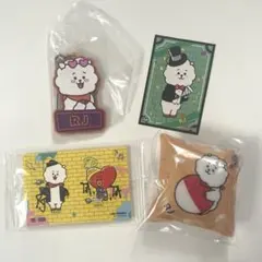 BT21 くら寿司 RJ キーホルダー シール 4点セット ジン BTS