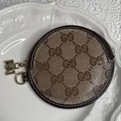 ヴィンテージ♡GUCCIグッチ GG丸型コインケース