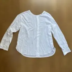 UNIQLO ホワイト 長袖シャツ Lサイズ