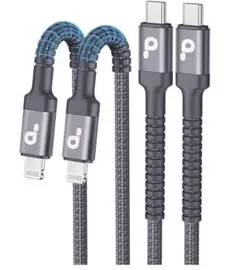 【新品未使用】MFi認証 USB-C Lightningケーブル 2m×2本