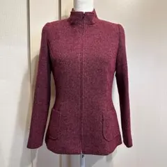 jun ashida　薄手コート　紫　サイズ7　HR0378