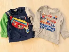 ミキハウス ホットビスケッツ トレーナー セット 90