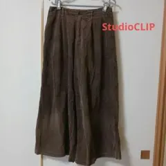 コーデュロイ ガウチョパンツ