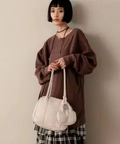 LOWRYS FARM 2SETボストンBAG アイボリー