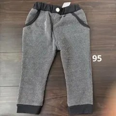 【95サイズ】ストライプ柄ゴムウエストパンツ