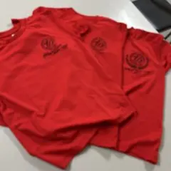 IKUBUNKAN Tシャツ レッド 3枚セットglimmer