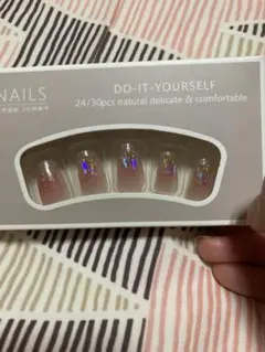 グラデーションホログラムネイルチップ 24/30個入り