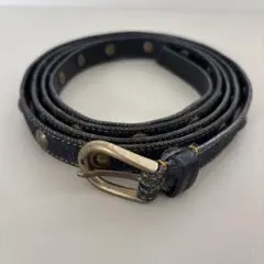 miu miu ミュウミュウ デニム スタッズ ベルト　HTC