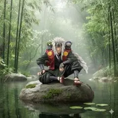 NARUTO ナルト　自来也　高さ16cm 海外フィギュア