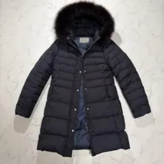 美品⭐︎ユナイテッドアローズ ダウン ネイビー リモンタナイロン フォックスファー