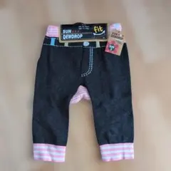 新品　SUN DEWDROP デニム風パンツ 80-95cm