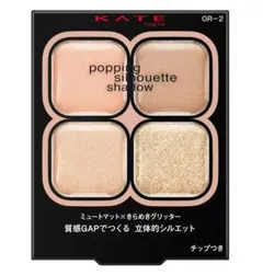 KATE(ケイト) ポッピングシルエットシャドウ OR-2　コーラルロゼポップ