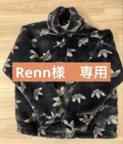 adidas フリースボアジャケット　アディダスＬファスナーブラック　アウター