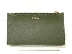 【美品】FURLA フルラ フラグメントケース カードケース カーキのサムネイル