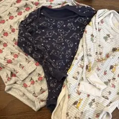 ボディスーツ 長袖 ベビー肌着