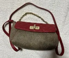 ボルボネーゼ　ショルダーバッグ　2way チェーン付き