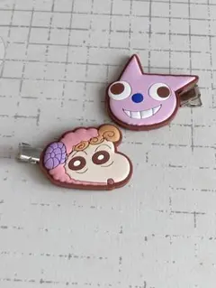 クレヨンしんちゃん カプセルヘアクリップ３　ヘンダーくん　ひまわり（ひつじ）