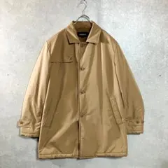 NEWYORKER　ステンカラー　中綿コート　ベージュ　ミドル丈