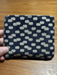 甲州印伝　財布　象柄　エレファントのサムネイル