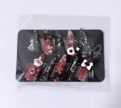 ❤︎ クラウンチャーム付き/ゴシックネイルチップ‪‪❤︎‬⑤