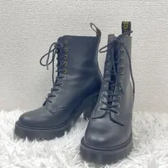 [美品] Dr．Martens(ドクターマーチン) KENDRA 23センチ Dr.Martens - ドクターマーチンKENDRA厚底ヒールブーツの