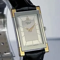 稼働】SEIKO CREDOR 6730-5720 22KGP20 レクタン - メルカリ
