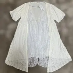 axes femme 花柄レースカーディガンのサムネイル