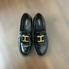 Chloé ブラック ローファーのサムネイル