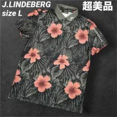 J.LINDEBERG ゴルフシャツ 花柄 メンズ - メルカリ