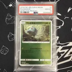 【ポケモンカード】超貴重！2019年　フシギダネ　名探偵ピカチュウ PSA10 ポケモンカード】超貴重！2019年 フシギダネ 名探偵ピカチュウ PSA10